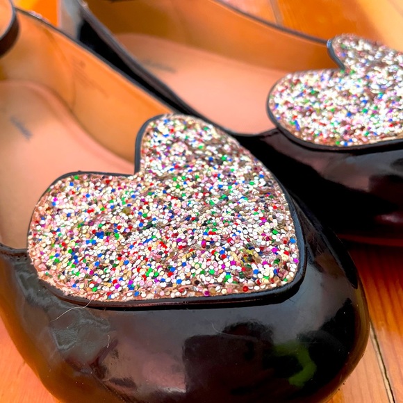 Hanna Andersson Sparkle Heart Party Flats, Girls - Picture 2 of 7